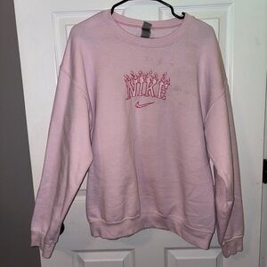 Light Pink Crewneck Sweatshirt